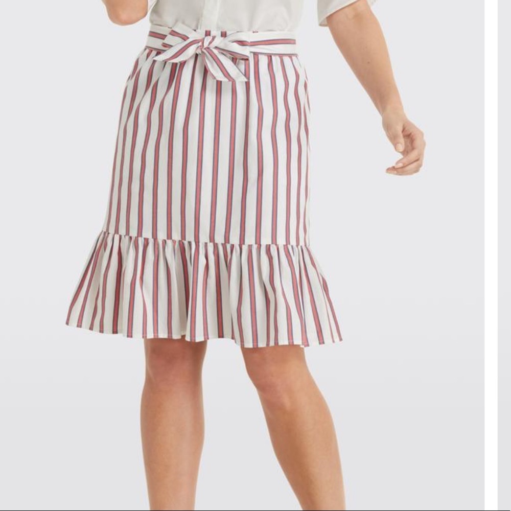 NWT Draper James Ruffle Flounce Skirt